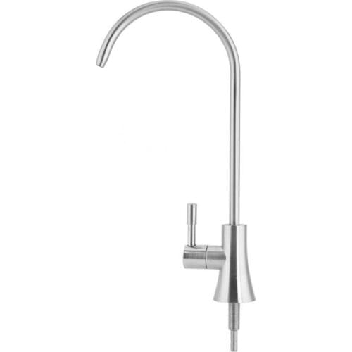 1 Pcs 1/4'' Zinc Alloy Faucet Tap Chrome Reverse Osmosis RO Drinking Water Filter Kitchen Faucet Tap Bathroom Sink Faucet