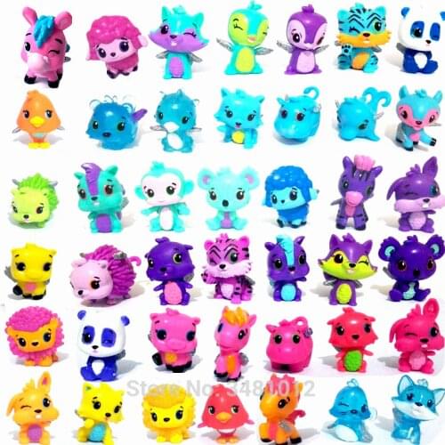 10pcs Cartoon Animals Model Horse Dog Mini PVC Action Figures Miniature Figurines Collectible Dolls Kids Toys for Children Gift