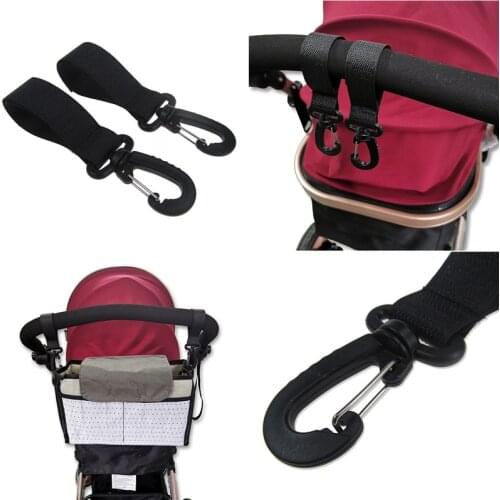 2PCS/Set Multifunction Baby Stroller Hooks Hanger Hooks Baby Nappy Bag Carriage Bag Stroller Accessories