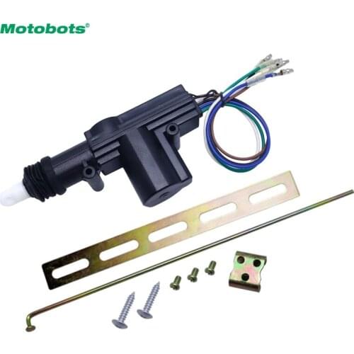 MOTOBOTS 5-Wire Car Central Lock System Single Gun Actuator Motor With Mounting Metal Kits #HQ4664