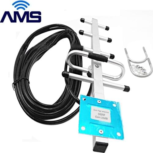 AMS Factory Outdoor 900M Yagi Antenna Long Range Signal Booster Directional Gsm Aerial Directional Booster Amplifier Modem