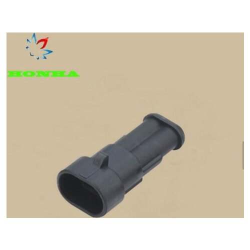 Free shipping 50 pcs 2 pin amp automotive electrical connectors fuel injector socket DJ7021-1.5-11 AMP fuel hose connector