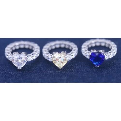 Designer Fashion 925 Sterling Silver Jewelry 3A Cubic Zirconia Party Ring