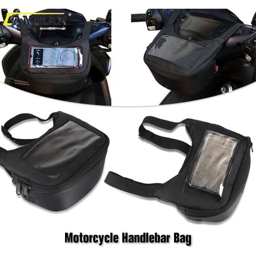 For Piaggio Fly 150 50 4V L T250 Lemp3 L T400 Lemp3 400 Liberty 150 Scooter Saddle Bags Motorbike Waterproof Tool Handlebar Bag