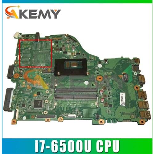 E5-575G Motherboard For ACER E5-575 F5-573 F5-573G ZAA X32 Laptop Mainboard DAZAAMB16E0 MB With i7-6500U DDR4 100% Fully Tested