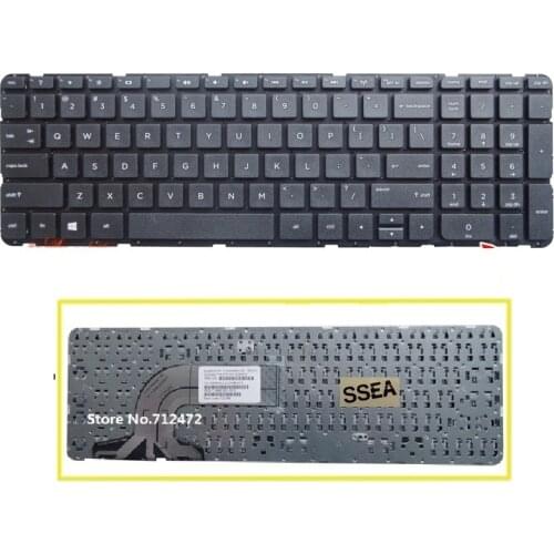 SSEA Brand New laptop US Keyboard for HP Pavilion 15-A 15-D 15-E 15-G 15-R 15-N S F H Series