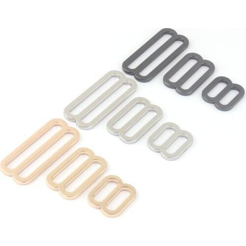 20-50mm Gold Adjuster Buckle Slide Buckles Metal Purse Backpack Buckle Belt Buckle Handbag Webbing Hardware Bag Clasp