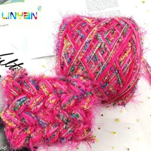 250g piece Mohair yarn for knitting fashion wool Hand-woven knit Hand crochet scarf knitting wool fringethread shawls t4