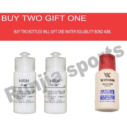 Lidu 30ml inorganic glue water solubility bond adhesive for assemble table tennis rubber and blade to racket ping pong game