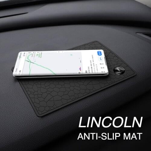 Car Interior Anti Slip Mat Non Slip Sticky Gel Pad Accessories For Lincoln MKZ MKX Aviator Navigator Continental Corsair MKC MKT