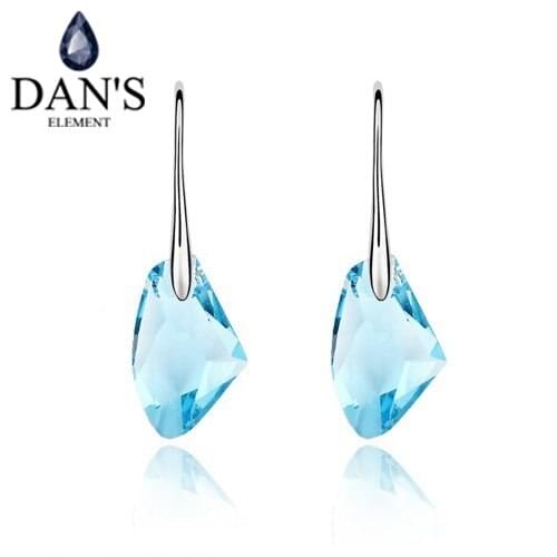 Dans Valentine Day gift! New Sale Hot crystal earrings Made with Real Austrian Crystals Vintage Earrings for women SE3134