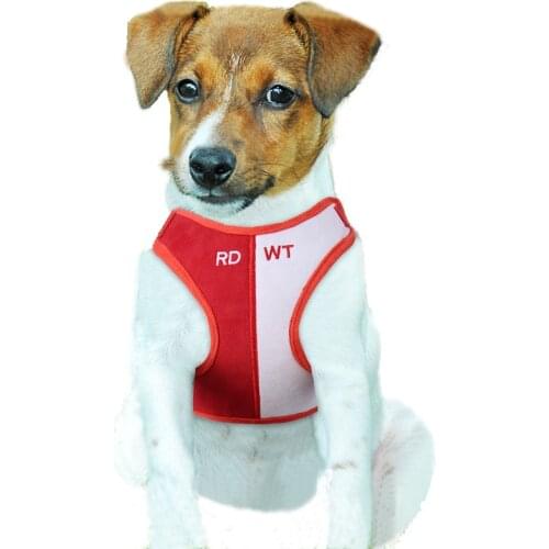 Cat Harness Vest Contrasting Color Stitching Breathable Suede Double Insurance Buckle Polyester Mesh For Small and Medium Pets