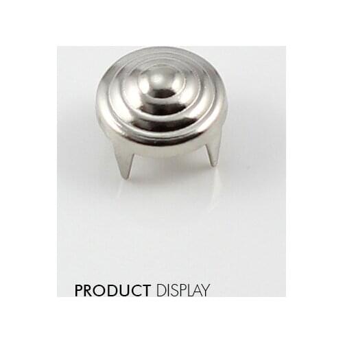 Steampumk Craft Metal Silver 4 Studs Prong Cone Spike Spot Tack Nailhead Rivets 9mm Sew On Cloth Bag Sewing Supplies 1000pc/K220