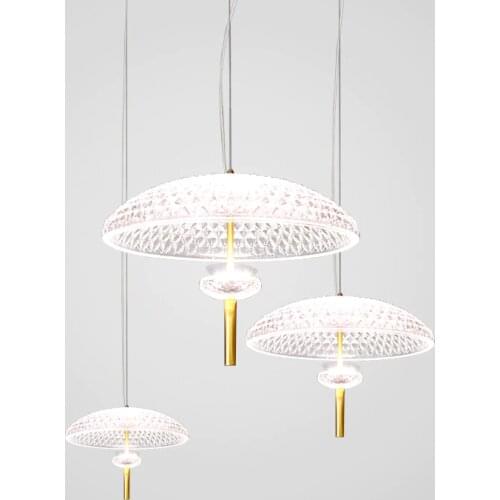 Nordic restaurant led pendant lights modern cafe bar glass hanging lamp simple single head indoor small suspension luminaire