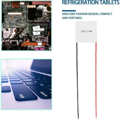 1Pc 40 * 40mm Thermoelectric Power Generator High Temperature Generation Element Peltier Module TEG High Temperature 150 degree