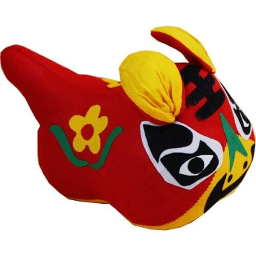 Fulu Tiger Cloth Tiger Handmade Chinese Characteristics Crafts Foreigners Chinese Style Special Gift Wedding Decoration