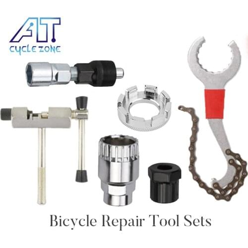 Bike Multitool Repair Tool Set Kit Chain Breaker Crank Wheel Extractor Outdoor Cycling Pedal Remover Puller Bicycle Tools Mtb