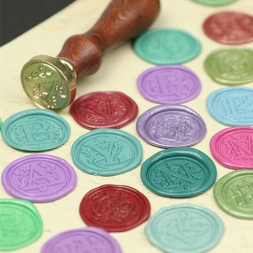 Wax Decorative Sealing Ancient Initial Classic Tools Post Copper head Letter Wood Retro Kits stempel Antique Gifts Sets Alphabet