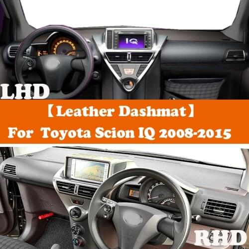 Suede Leather Dashmat Accessories Car-Styling Dashboard Covers Pad Sunshade For Toyota Scion IQ EV 100G J1 1.33 NGJ10 2008-2015