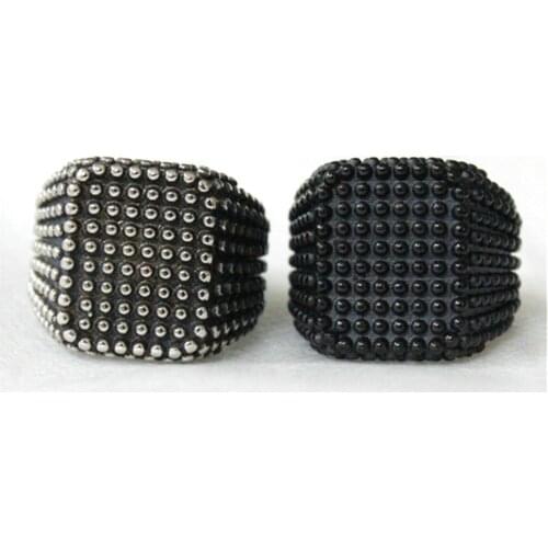 1pc Support Dropship Biker Style Ring 316L Stainless Steel Fashion Boys Mens Newest Steel Ring