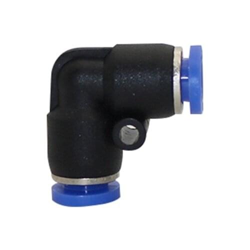 5pcs 6mm L Shaped Quick Connector 90 Degree Butt Quick Connectors Pneumatic Pipe Fittings Low Pressure Mist Cooling Reptile Tool