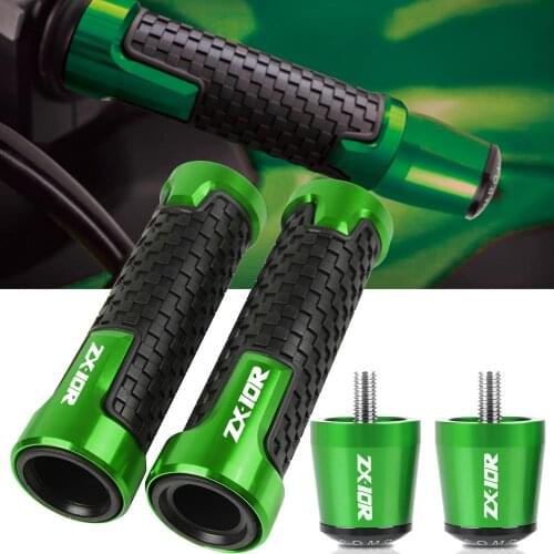 For KAWASAKI ZX10R ZX10 R ZX 10R 2004 2005 Motorcycle Accessories Handlebar Hand Grips Handle Bar End Cap Motorbike Ends Sliders