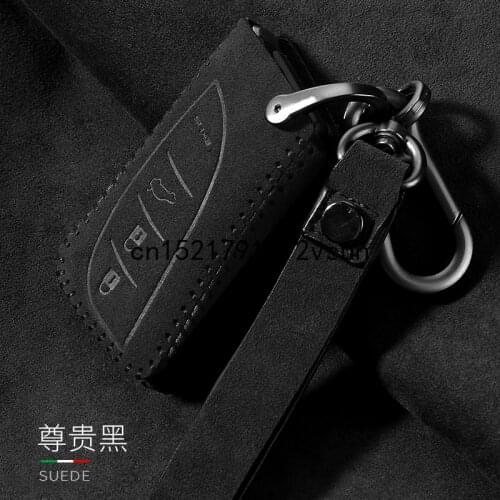 Alcantara Car Key Case Cover For LEXUS ES200 RX300 ls500h NX300h Key Case for Car