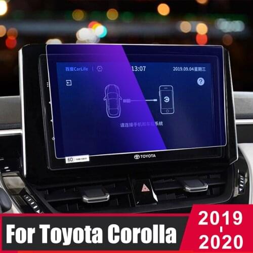 For Toyota Corolla E210 2019 2020 Tempered Glass Car Navigation Screen Protector Touch Display Screen Film Sticker Anti Scratch