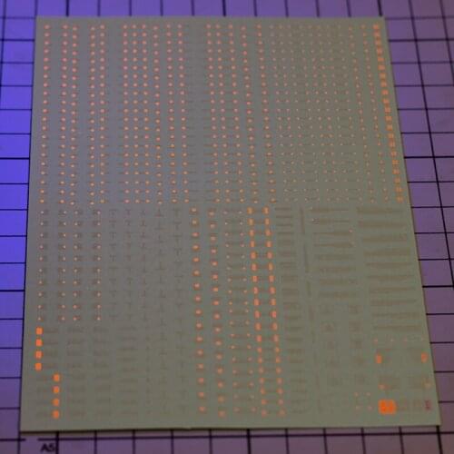 [EVO] RB01 1/144 Gunpla Military Universal Logo Icon HIQ Fluorescent Water Stickers without model toys