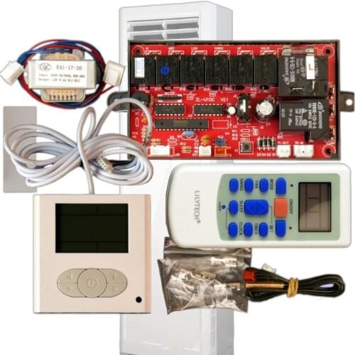 LILYTECH ZL-U10C, Universal AC Control System, Cabinet AC Control PCB, LCD Display, Air Condition Remote Control, Lilytech