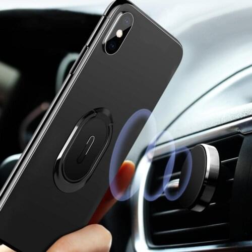 Magnetic Car Holder Ultra-thin Adjustable Zinc Alloy Cell Mobile Phone Support for Phone