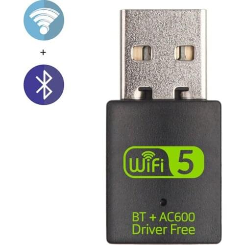 Mini Driver Free WiFi & Blue tooth Dongle Realtek RTL8821CU 2.4GHz/5.8GHz Dual Band Wireless Network Card For Window/Mac/Linux