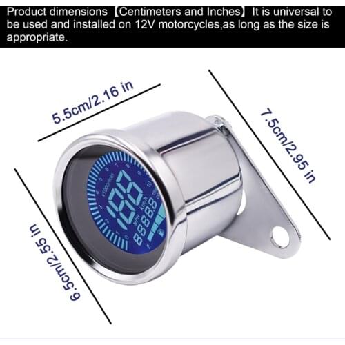 X7AE Multifunctional Motorcycle Instrument Panel Backlight Gauge Light Accessories