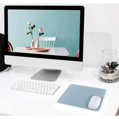 Fashion Notebook Mouse Pad Non-slip PU Leather Waterproof Computer Mouse Pad Simple Office Gaming Desktop Table Mat Hot Sale