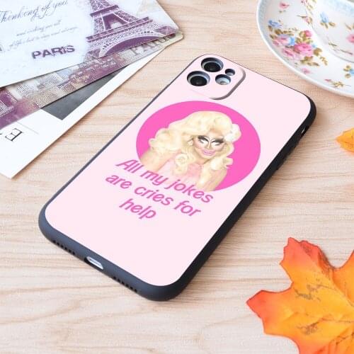 Trixie Mattel All Stars 3 Print Soft Silicone Matt Case For Apple iPhone Case