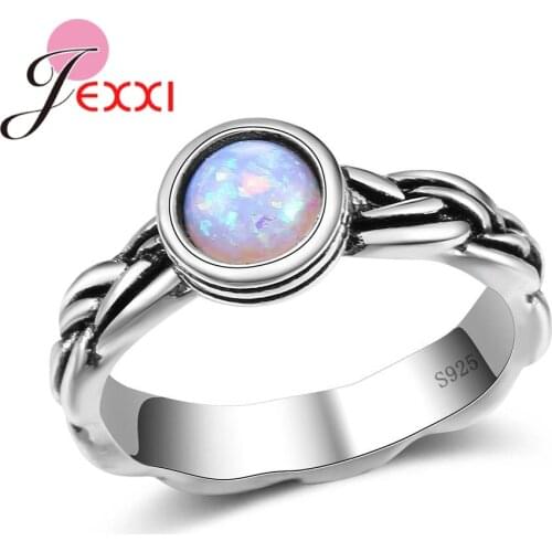 Fire Opal Ring for Women Anniversary Engagement Appointment Statement Jewelry S925 Factory Price Birthday Gift Hot Sale