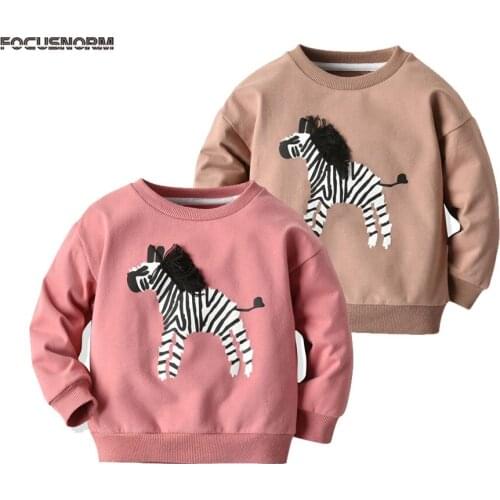 1-5Y Autumn Spring Infant Baby Boys Sweatshirts Tops Cartoon Print Long Sleeve Pullover Tops Outfits 2 Colors