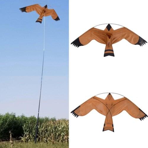 ON SALE Bird Repelling Eagle Kite Emulation Flying Drive Bird Kite Light Weight Easy To Assemble Bird Kite For Garden Yard Farm