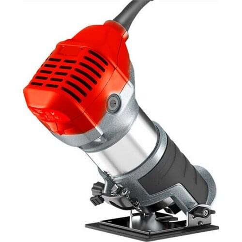 Adjustable Balance Trimmer Base Shield Wood Work Shank Trim Router Edge Molding 220V 800w Electric Hand Trimmer Woodworking Tool