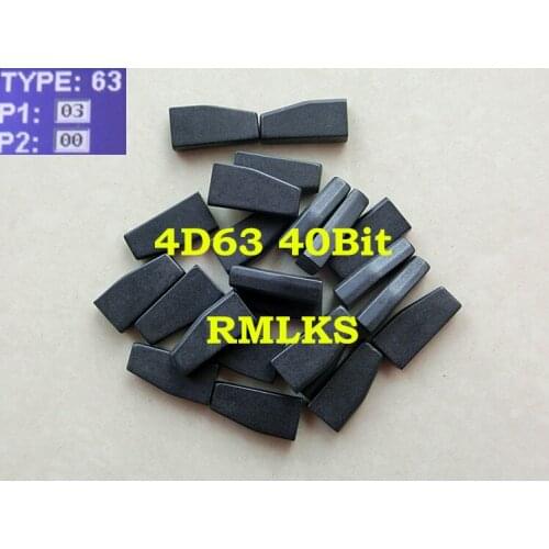 RMLKS Key Chips Car Key 4D63 40Bit Transponder Chip NEW 4D63 80bit Carbon Transponder Key ID83 Car Key