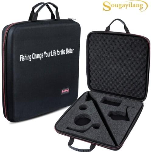 Sougayilang New Top Quality Fishing Tackle Bag 39*39cm Can Install Telescopic Fishing Rod/Fishing Reel/Lure/Line Fishing Bag