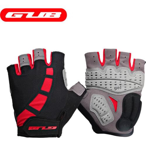 GUB 2098 Breathable Mountain Road Cycling Gloves 3D GEL Anti-slip Motorcycle Bike Gloves Anti-shock Half Finger Bicycle Gloves