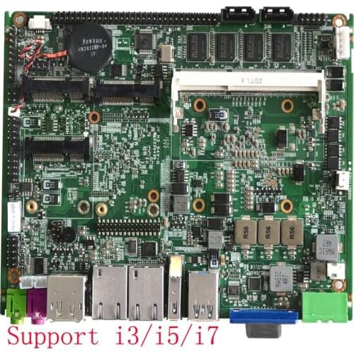 Embedded Motherboard 4Gb ram Intel core i5-3337U processor with VGA HDMI 6*USB industrial ITX mainboard
