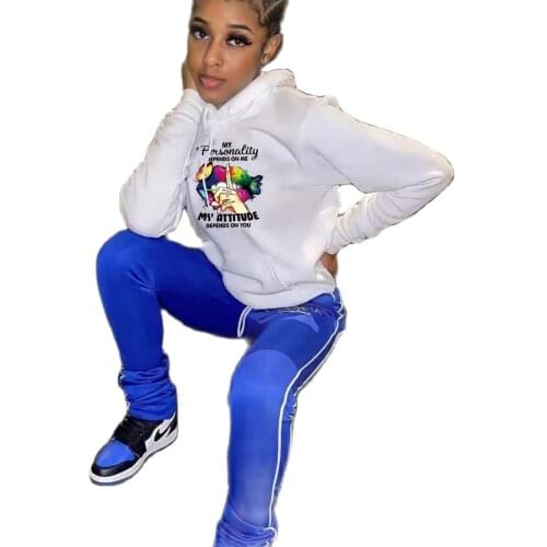 Plus Size Hooded Hoodie Sweatshirts Women Loose Casual Printed Pullover White Streetwear Long Sleeve Tops Sudaderas Con Capucha