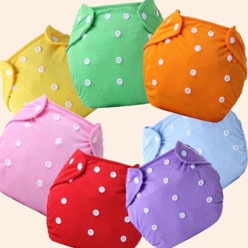10 Pcs/lot Baby Diaper One-size Adjustable Washable Diaper Learning Pants Training Pants