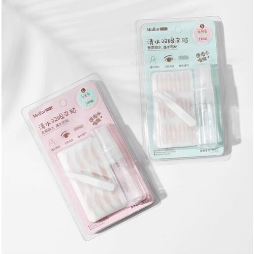 120 Invisible Double Eyelid Sticker Lace Sticker Paste Stick to water Natural Invisible Breathable Double Eye Tape Tools
