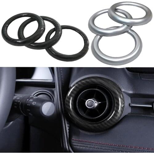 ABS Front Central Dashboard Air Conditioning AC Vent Outlet Cover For Mazda CX-3 CX3 CX 3 2016 2017 2018 Car Styling Accessories