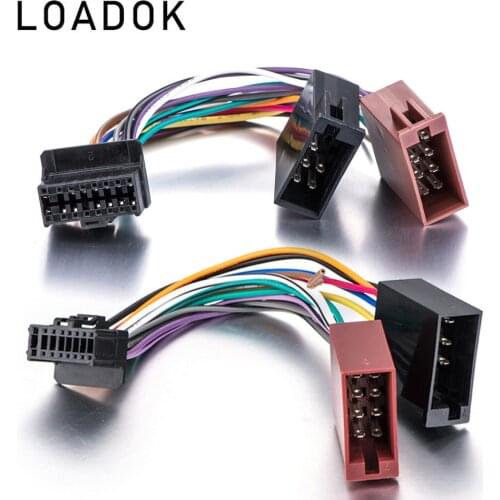 Car Stereo Radio ISO standard Wiring Harness Connector Adaptor Cable for Pioneer 2003 16 Pin