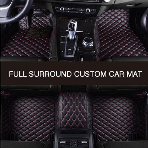 HLFNTF Full surround custom car floor mat For Cadillac ATS CT6 XTS XT5 SRX ESCALADE waterproof car accessories