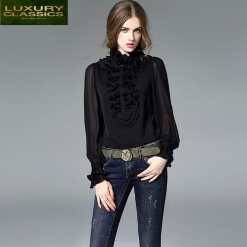 Silk Summer Vintage Real Womens Tops and Blouses Korean Fashion Ladies Ropa Mujer 2021 Elegant Shirt Women Clothes 3397
